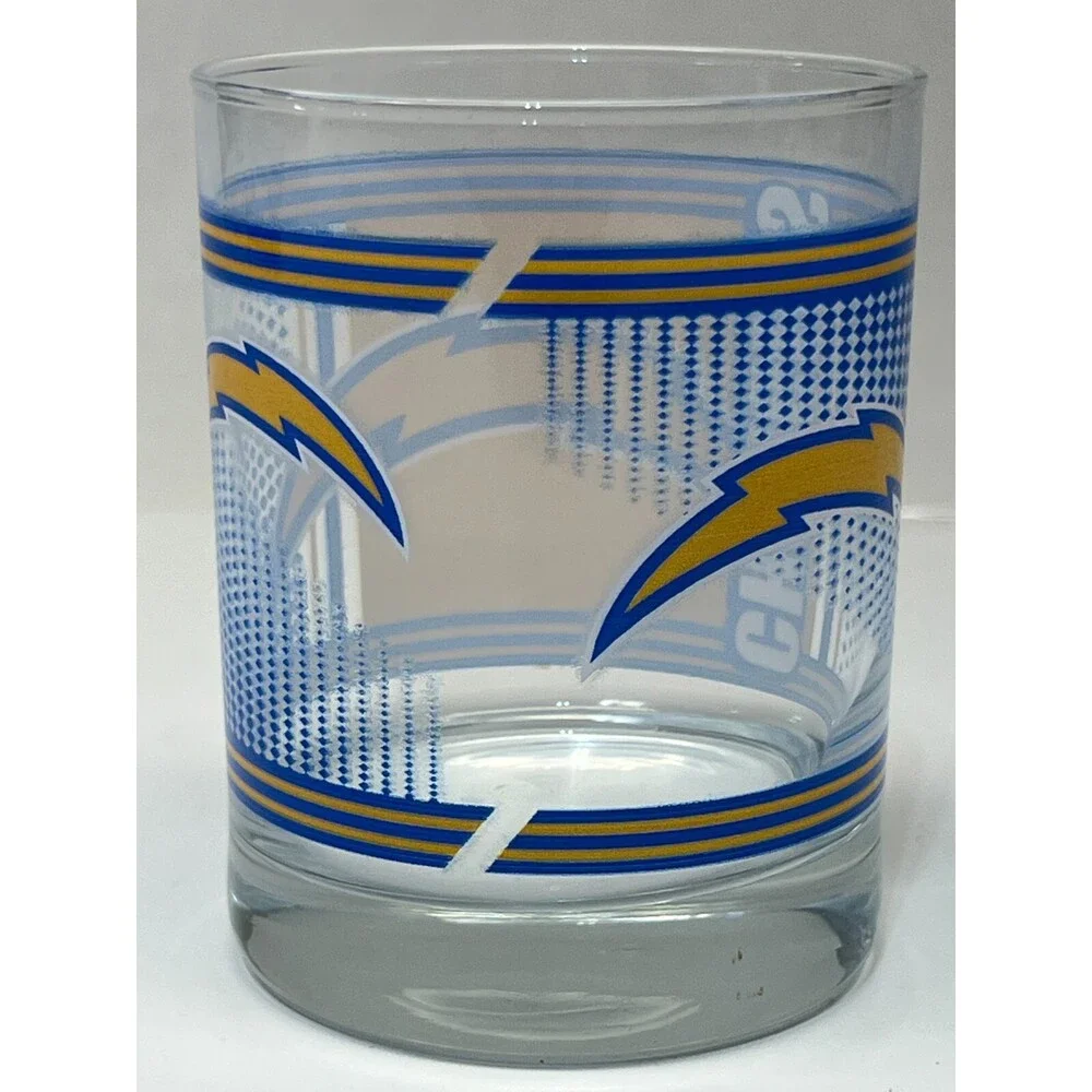 Los Angeles Chargers Shot Glass Wine Cup Cocktail Whiskey Rocks 13oz NFL Merch